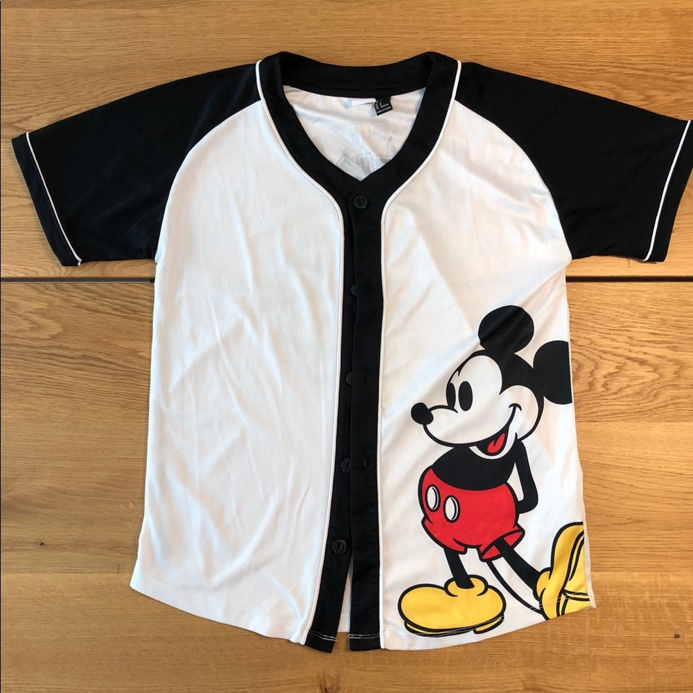 Forever 21 Mickey Mouse Baseball Jersey